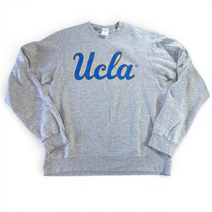 UCLA Bruins Crewneck Sweatshirt Gray Logo Pullover Fan Favorite Men’s Medium